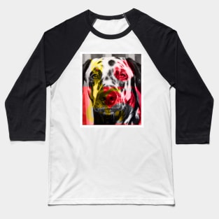 dalmatian dog face Baseball T-Shirt